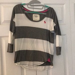 Abercrombie stripped shirt